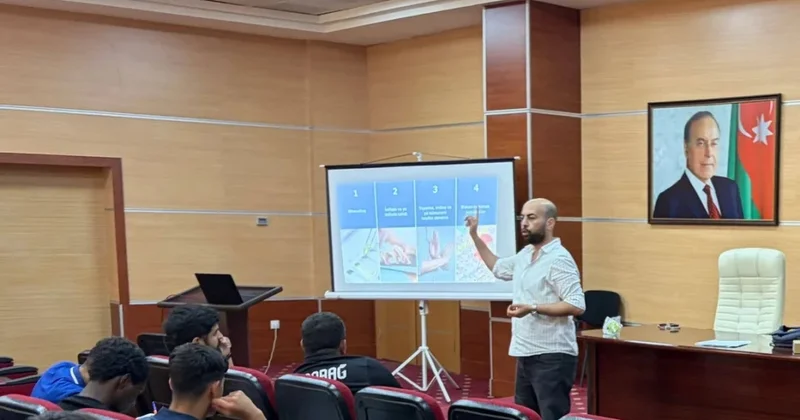 AMADA UEFA Gənclər Liqasında mübarizə aparacaq Qarabağ ın U 19 komandası üçün seminar keçirib
