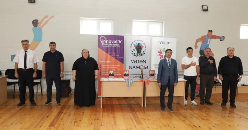 Qubada müəllimlər arasında voleybol yarışı keçirilib FOTOLAR
