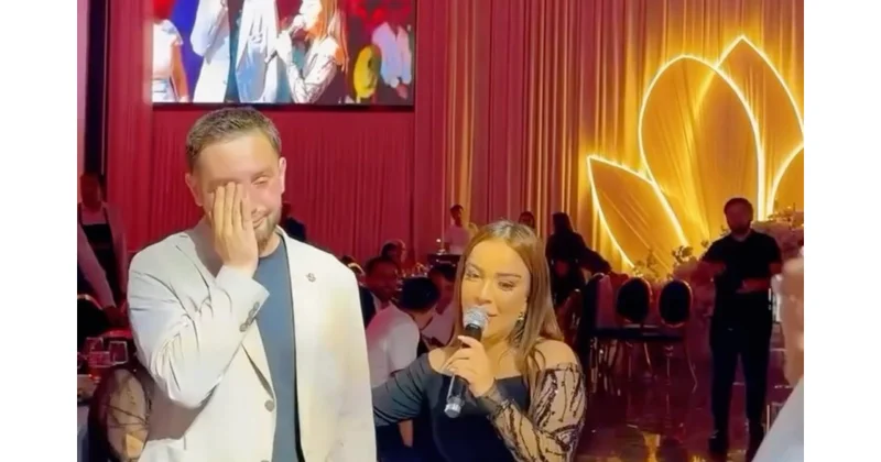 Pünhan Priyevin toyunda kövrək anlar: Gəlinin qardaşı ağladı (Video)