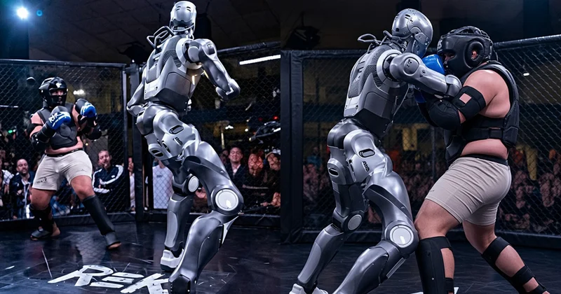“Terminator” döyüşü gerçək oldu Video