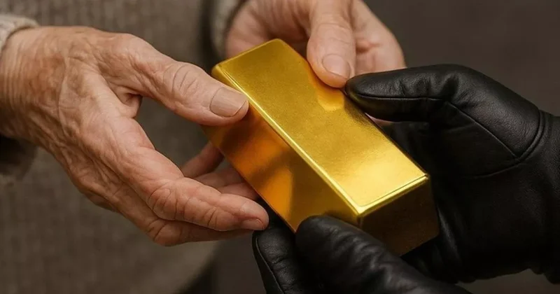В Северной столице России пенсионер отдал мошенникам золотые слитки