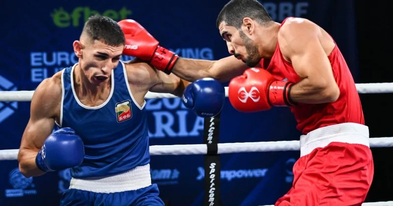 Üç boksçumuz Avropa çempionatının 1/4 finalına yüksəlib FOTO