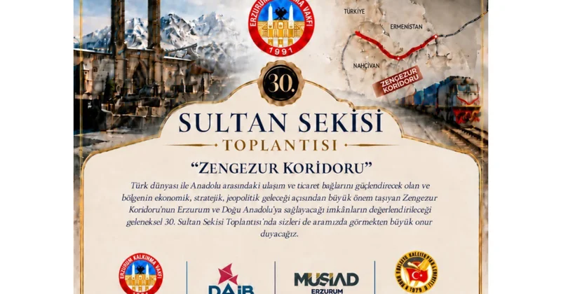 Ərzurumda Zəngəzur dəhlizinin Şərqi Anadoluya töhfəsi müzakirə olunacaq