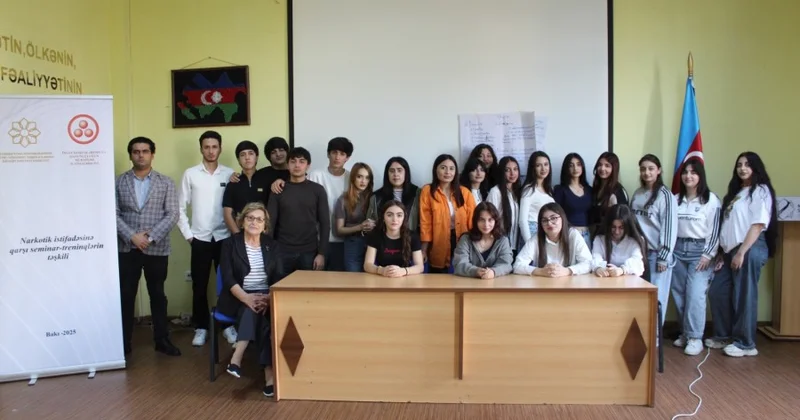 Buzovnada narkomaniyaya qarşı maarifləndirici tədbir keçirilib FOTOLAR