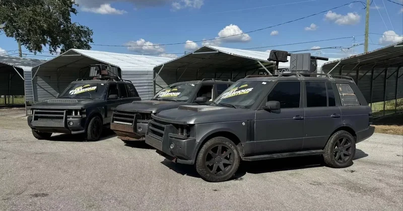 Forsaj filmindəki üç Range Rover hərraca çıxarılacaq