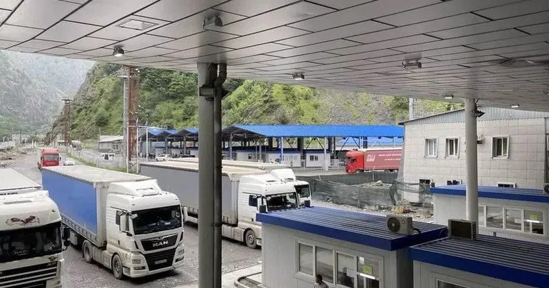 Erməni sürücülərin Rusiyaya ETİRAZI VİDEO