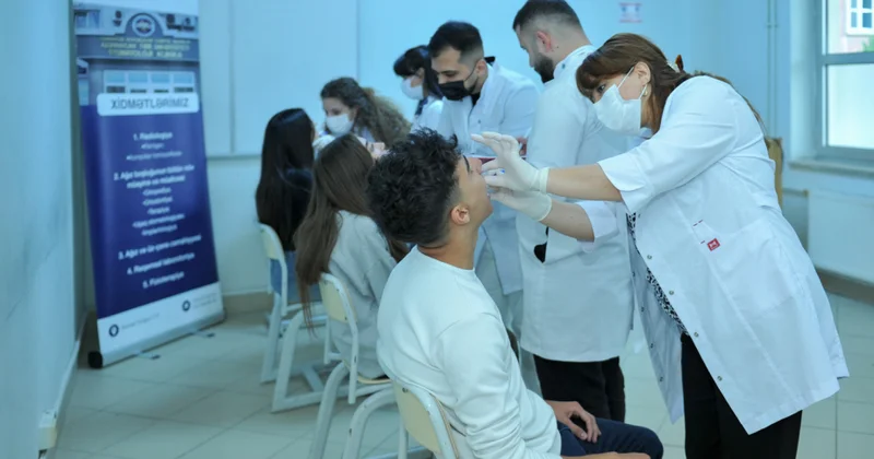 BMU da stomatoloji müayinə aksiyası təşkil olunub