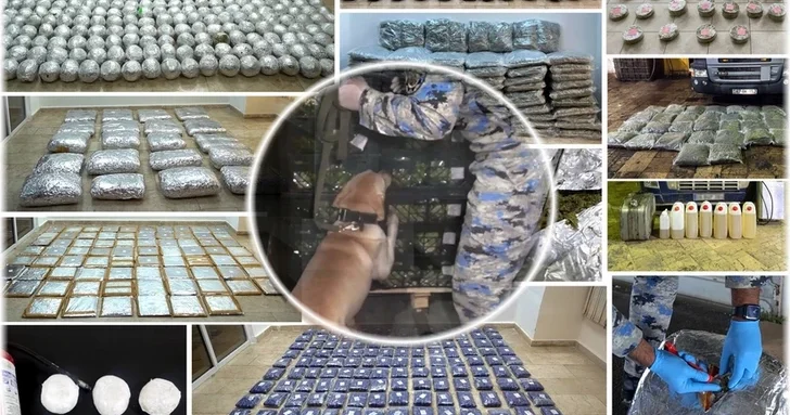 Таможенники Азербайджана за девять месяцев 2025 года изъяли более тонны наркотиков