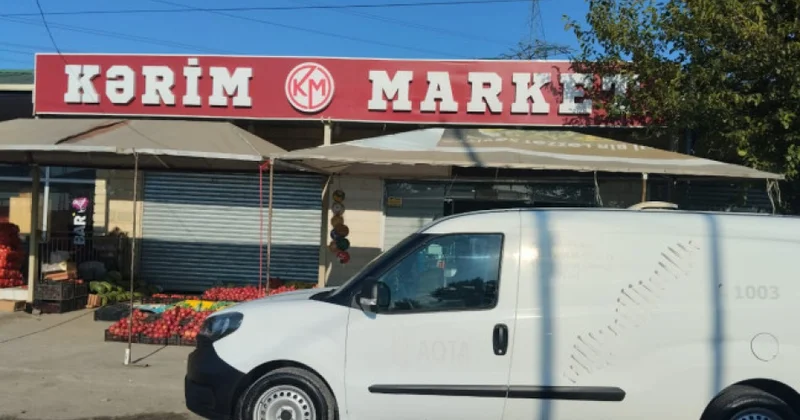 Yevlaxda marketdə istehlaka yararsız məhsullar aşkarlanıb