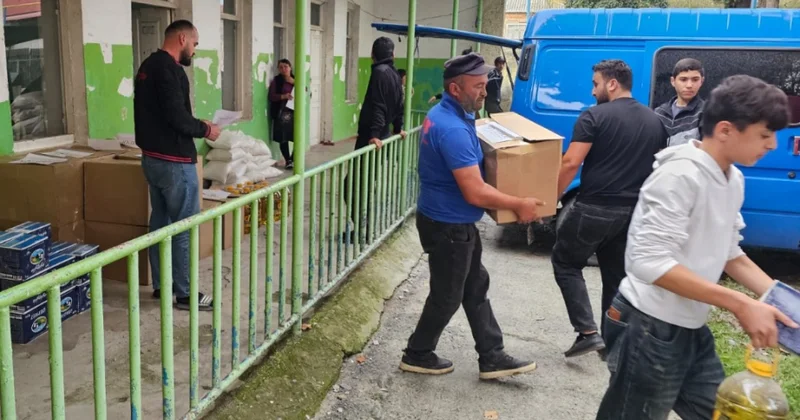 Azərbaycan Diasporuna Dəstək Fondu Laqodexidə zərərçəkənlərə humanitar yardım göndərib