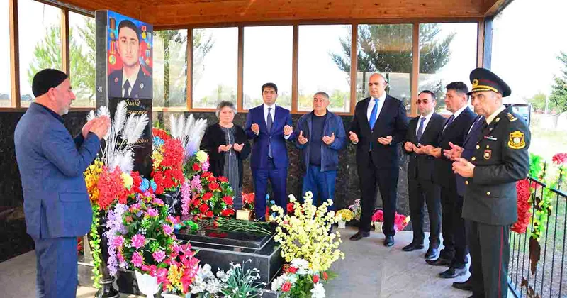 Ağstafada şəhidlər anıldı Fotolar