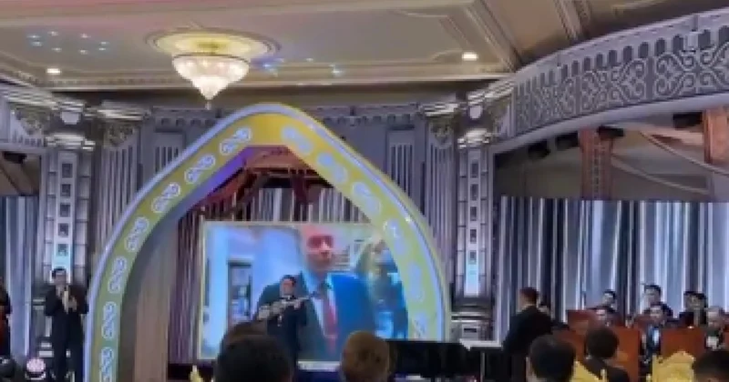 Подарок Токаева Алиеву видео