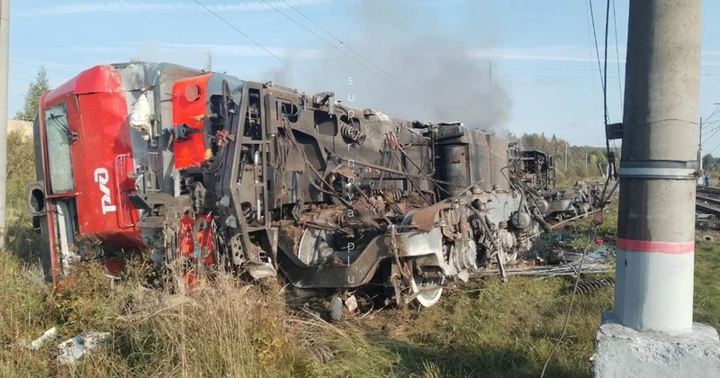 “Pskov Sankt Peterburq” dəmir yolu partladıldı