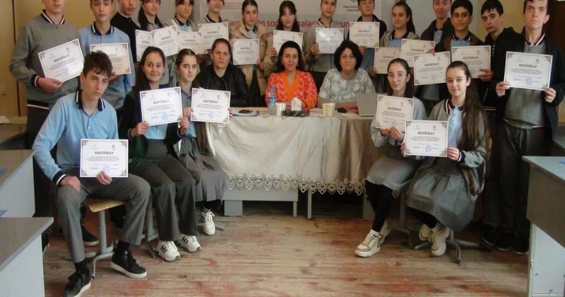 “Cəmiyyətin sağlam gələcəyi uğrunda maarifləndirmə işlərinin təşkili” layihəsi yekunlaşdı FOTOLAR