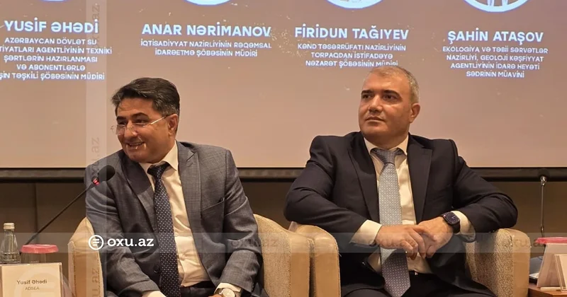 Yusif Əhədi: Elektron su təsərrüfatı ilə bağlı işlər icra olunur