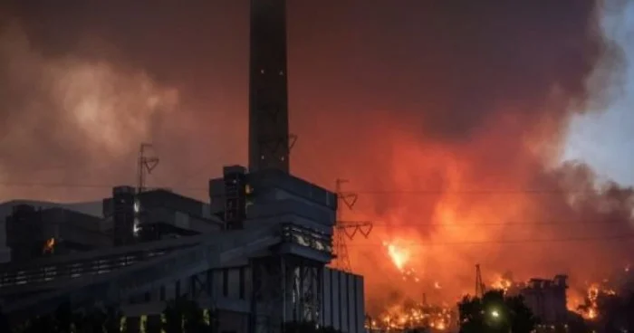 Smolenskdə İstilik Elektrik Stansiyasında yanğın olub VİDEO