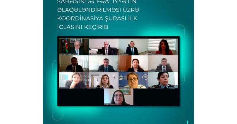 Sosial xidmət sahəsində fəaliyyətin əlaqələndirilməsi üzrə Koordinasiya Şurasının ilk iclası keçirilib
