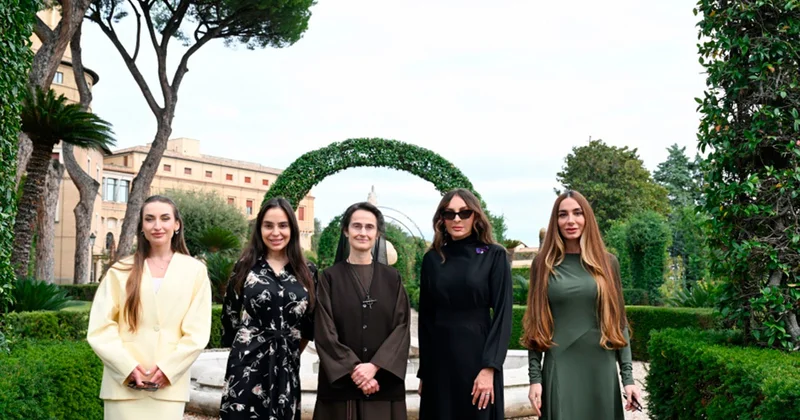 “Euronews” Əliyevaların Vatikan səfərindən reportaj hazırladı Video