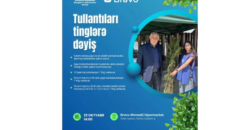 Payız əkin mövsümünün ilk “Tullantıları tinglərə dəyiş” aksiyası keçiriləcək