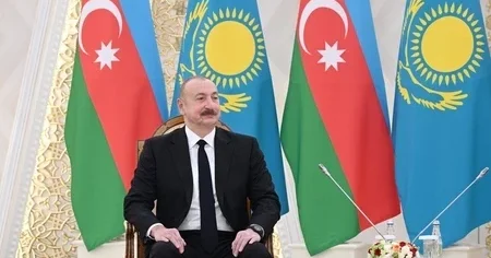 Президент Ильхам Алиев: Казахстан уверенно идет по пути развития и модернизации