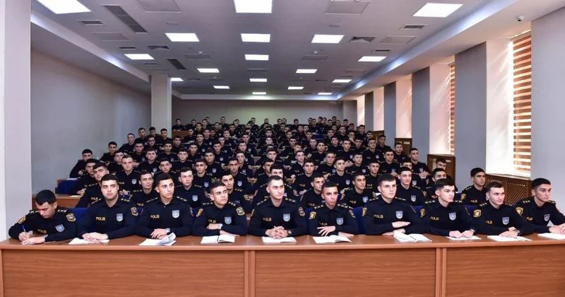 Polis Akademiyasında mütəxəssislərin iştirakı ilə dərslər keçirilir