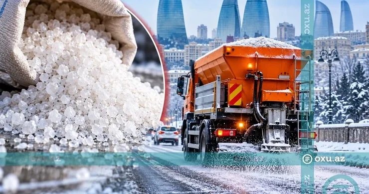 Bakıda milyonluq hazırlıqlar başladı Qarlı havalarla bağlı