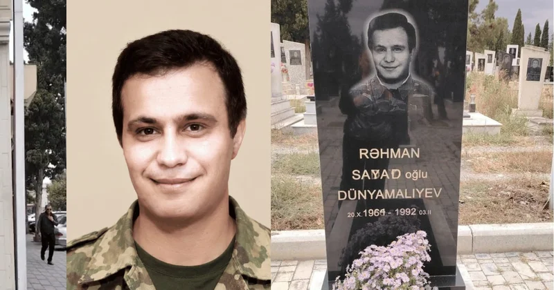 Имя шехида в памяти Гянджи