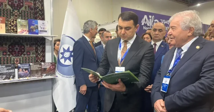 XII Bakı Beynəlxalq Kitab Sərgisini tanınmış şəxslər ziyarət ediblər FOTO