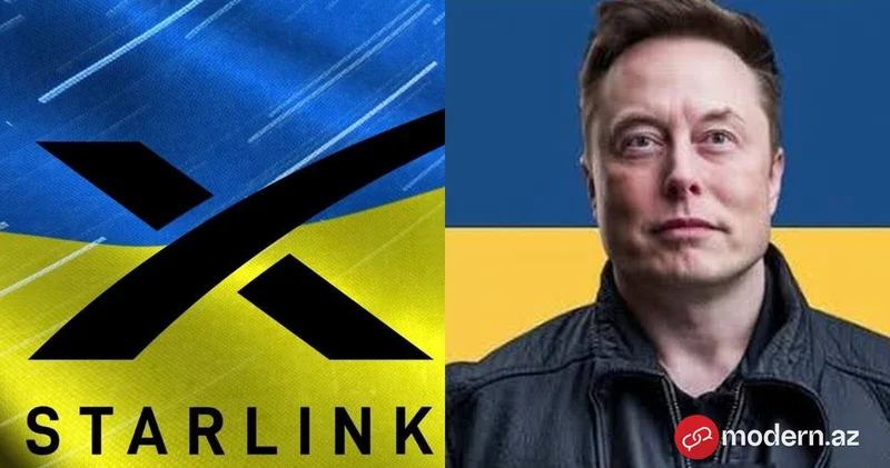 Musk Ukraynaya Starlink in sürətini aşağı salmaq əmri verib