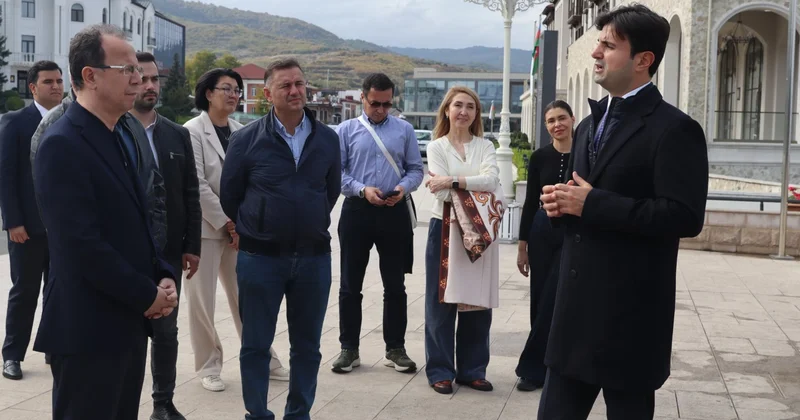 Делегация TÜRK AY находится с визитом в Ханкенди (ФОТО)