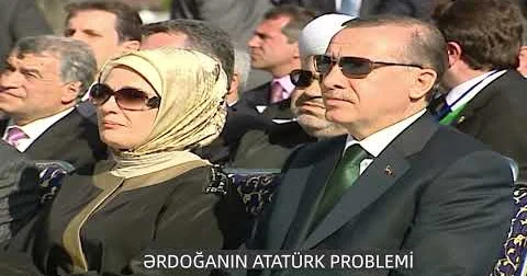 Ərdoğan Atatürkün heykəlinin açılışında hər şeydən danışdı, bircə Atatürkdən başqa... VİDEO