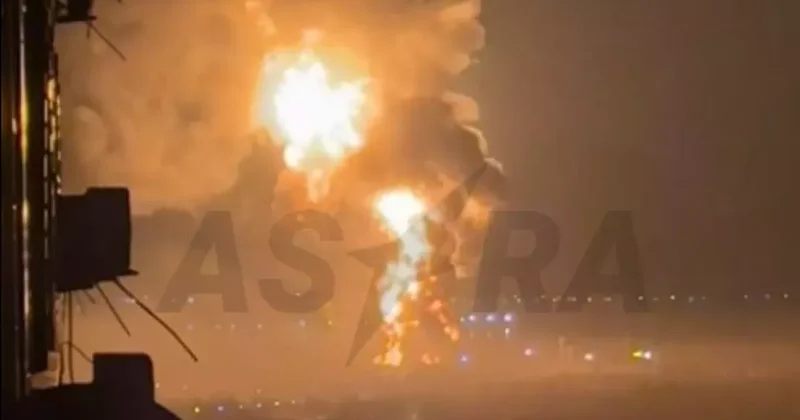 Так горел терминал в Ростове на Дону: ВИДЕО