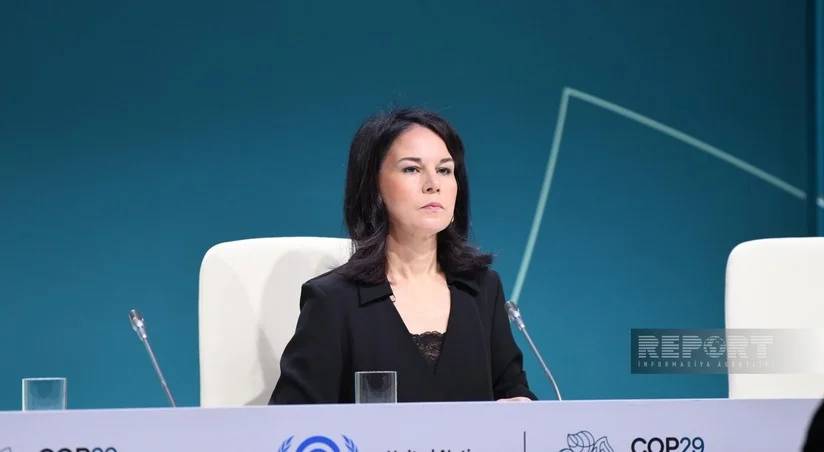 Almaniya XİN rəhbəri: Avropa iqlim gündəliyində uğur qazanmaq üçün COP29da fəal işləyirik