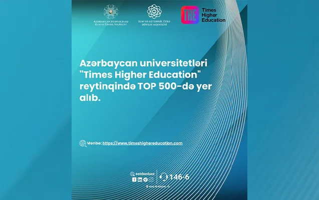 Bu universitetlərimiz TOP 500də yer aldı