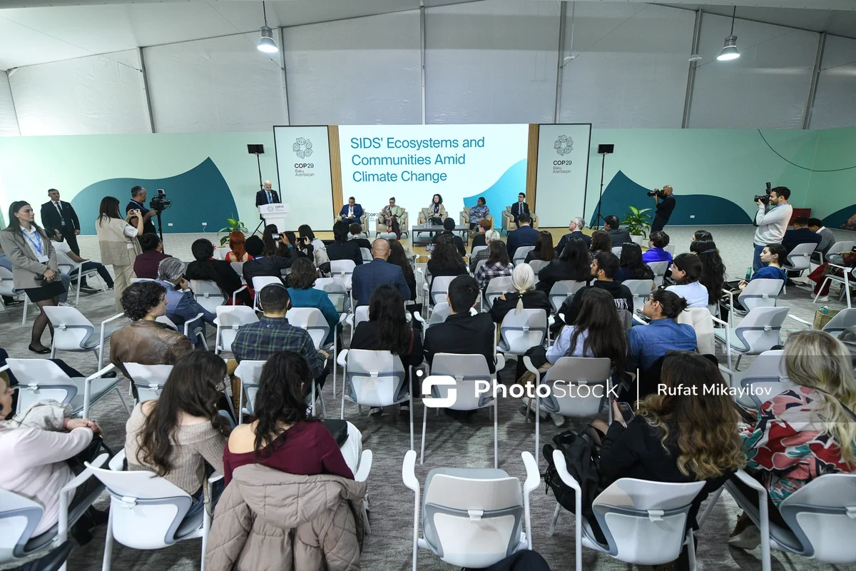 COP29un Yaşıl Zonasında kiçik ada dövlətlərinin iqlim problemləri ilə bağlı tədbir keçirilib