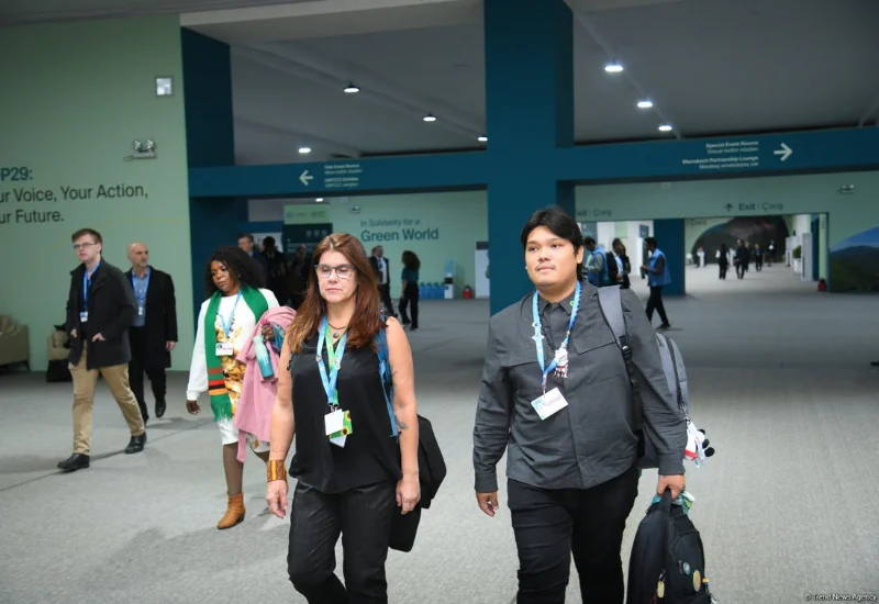 Одиннадцатый день COP29 в Баку ФОТОРЕПОРТАЖ