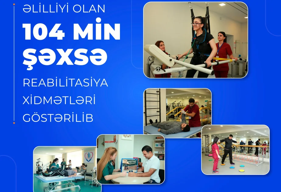 On ayda əlilliyi olan 104 min şəxsə reabilitasiya xidmətləri göstərilib