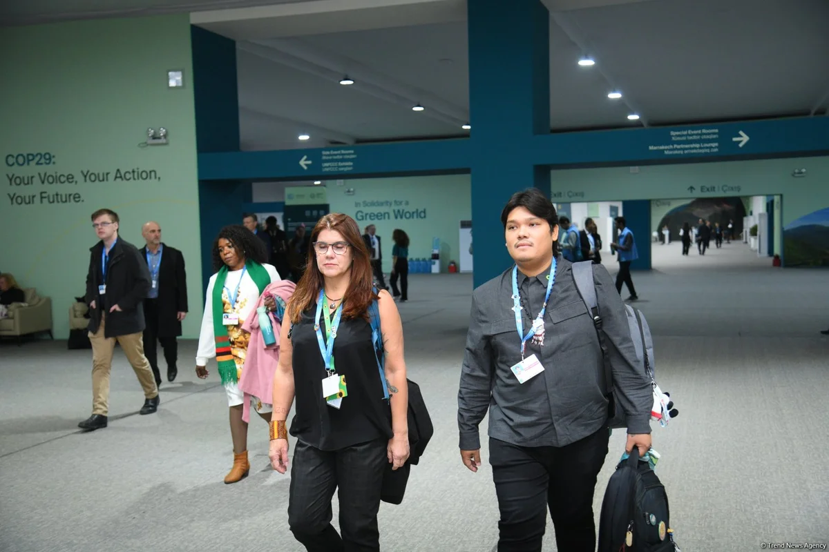 Фоторепортаж с одиннадцатого дня COP29 в Баку