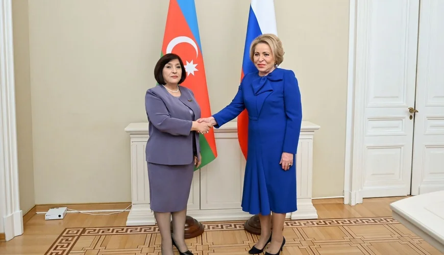 Sahibə Qafarova Valentina Matviyenko ilə görüşdü