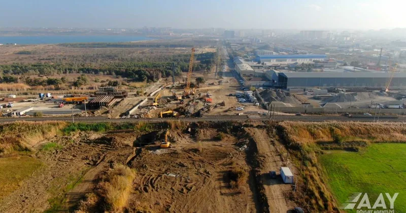 Bakı ətrafında yeni tunel tikintisinə start verildi FOTO