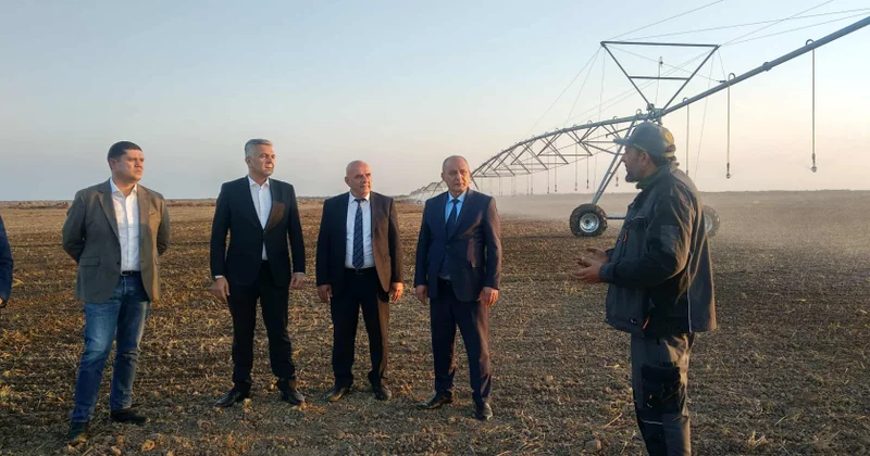 Biləsuvarda müasir pivot suvarma sistemi genişləndirilir FOTO