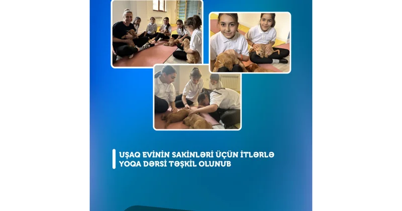 Uşaq evinin sakinləri üçün xüsusi yoqa dərsi təşkil olunub
