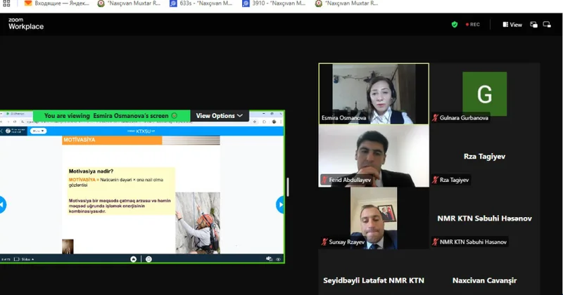 Dövlət qulluğunda motivasiya təlim