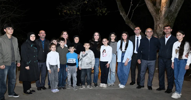 Leyla Əliyeva və Arzu Əliyeva Astarada Pəncəli Teymurovun ailəsini ziyarət ediblər