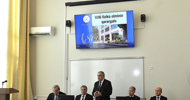 Fizika İnstitutunun 80 illik yubileyi qeyd olunub