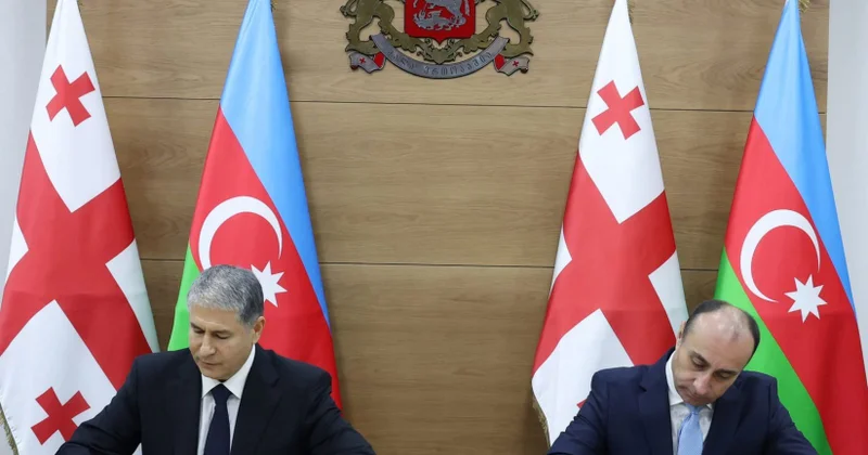 Azərbaycan və Gürcüstanın Daxili İşlər nazirlikləri arasında saziş imzalanıb FOTO