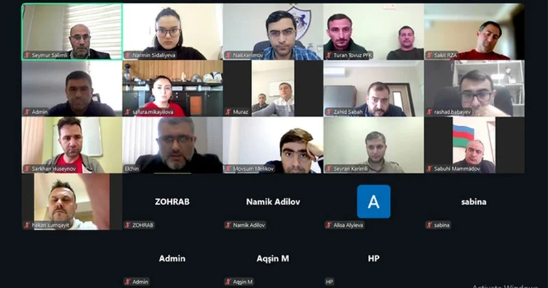 AFFA tərəfindən klub nümayəndələri ilə onlayn görüş keçirildi