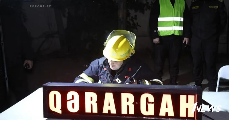 На месте пожара в Ясамале создан оперативный штаб ФОТО ВИДЕО ОБНОВЛЕНО