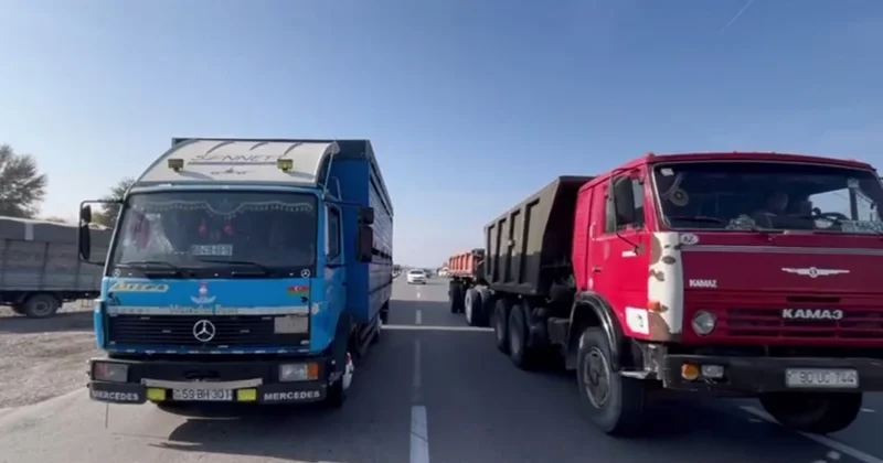 Ucarda 3 maşının iştiraki ilə zəncirvari QƏZA VİDEO