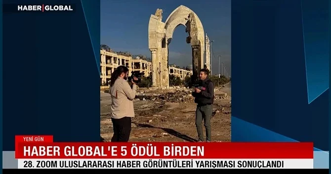 Türkiyənin Haber Global telekanalı beş mükafata layiq görülüb